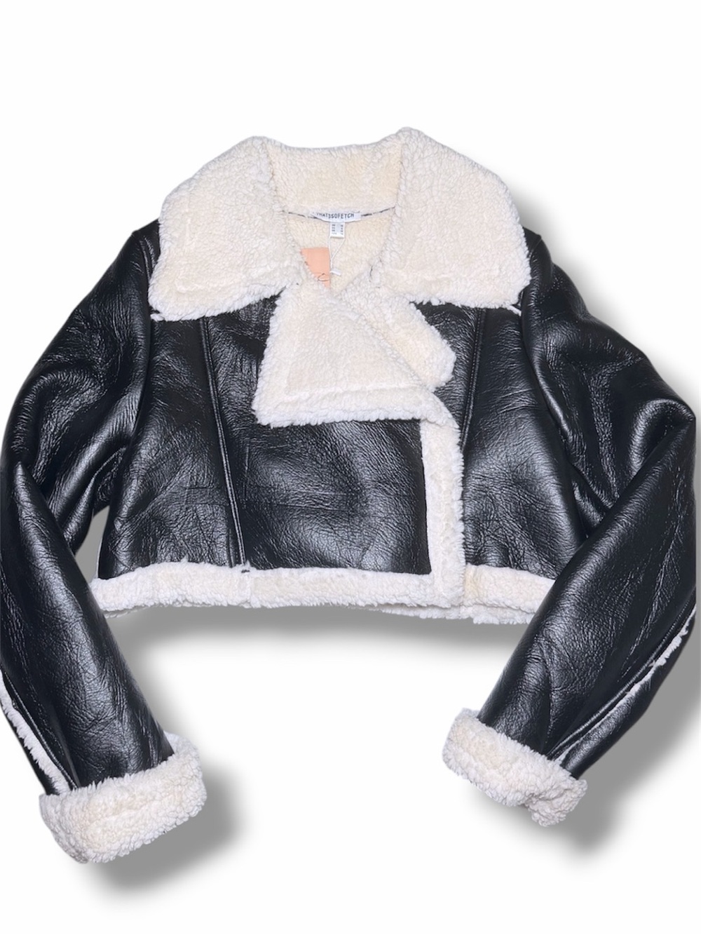 Thats So Fetch Cody Faux Leather Jacket- 6 - Picture 2 of 11